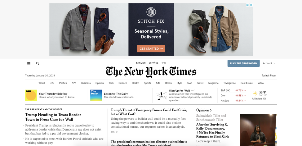 Picture 3 - NYT Banner Ad