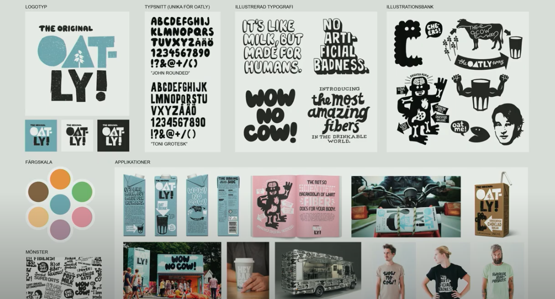 Oatly Product Branding