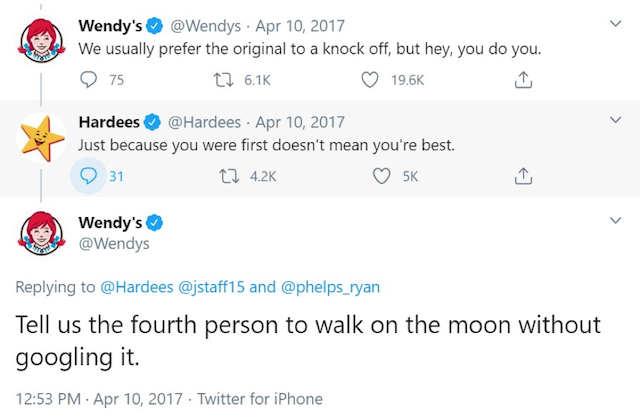 Wendy's built a strong social media following by creating a personality behind the account.