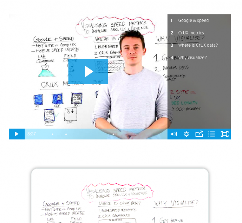 example of video content on Moz