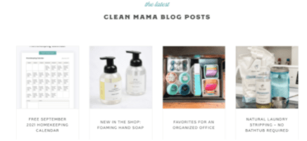 the clean blog