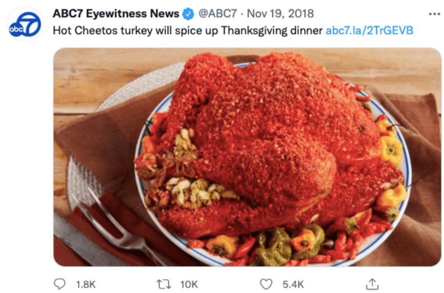 cheeto turkey