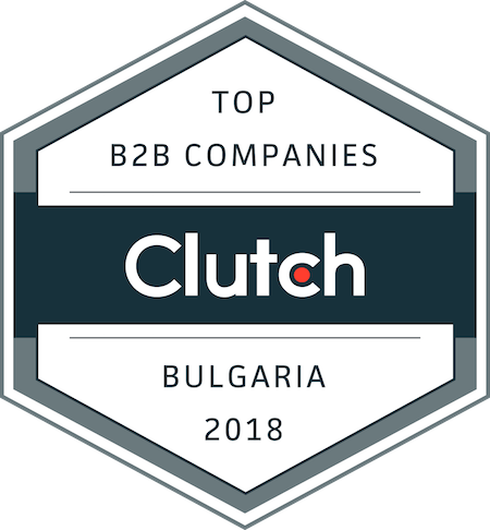 badge for top business service providers in Bulgaria in 2018