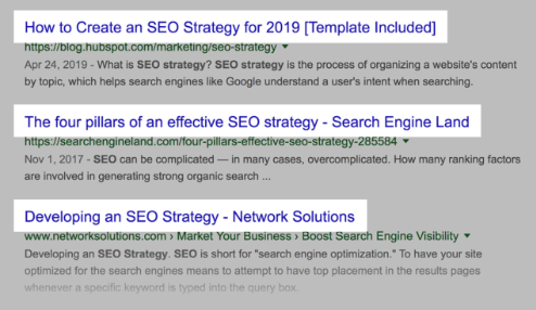 top SERP pages for SEO strategy