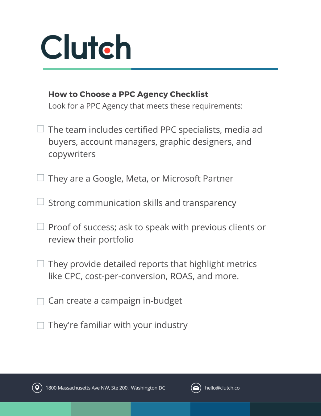 How To Choose A PPC Agency [With Checklist] | Clutch.co