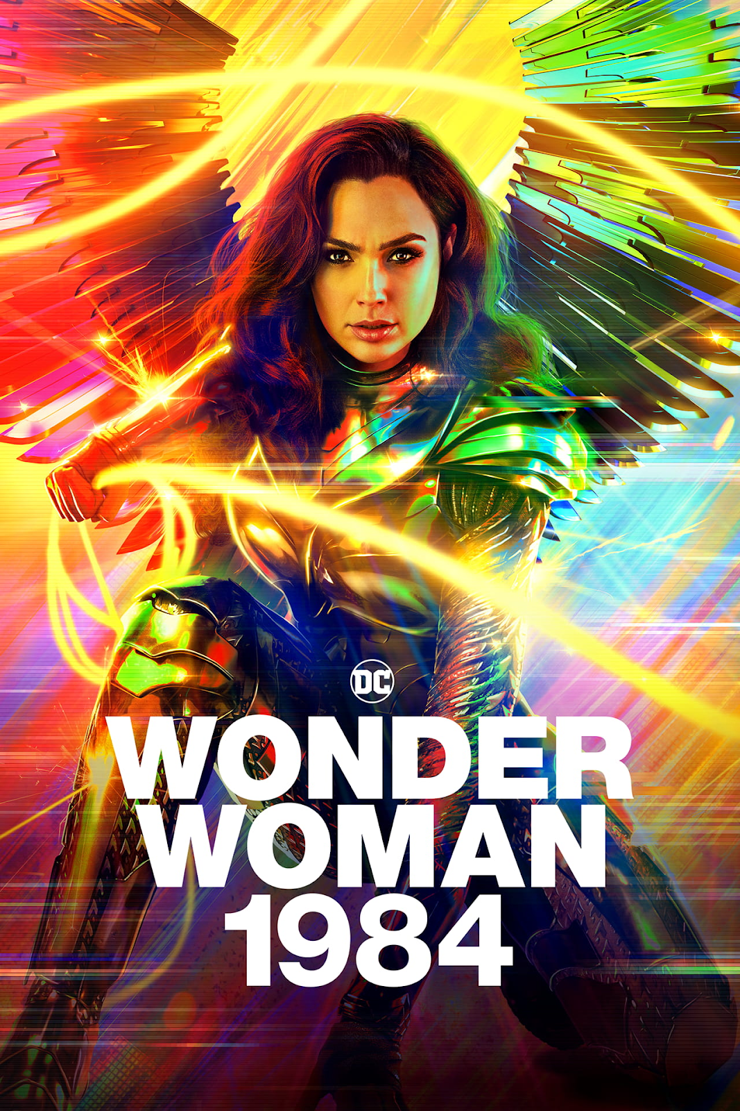 Wonder Woman 1984 trailer, example of movie poster with contrast