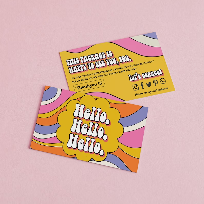 Business card by Oh Lilly Design
