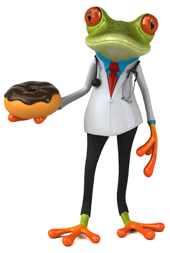 Animated frog doctor
