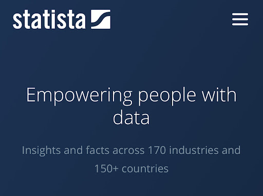 Statista as a tool for conducting market research