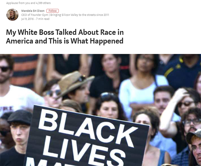 My White Boss Talked About Race in America and This is What Happened