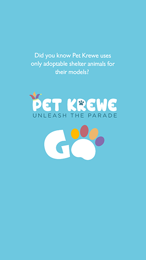 Screenshot of Pet Krewe App