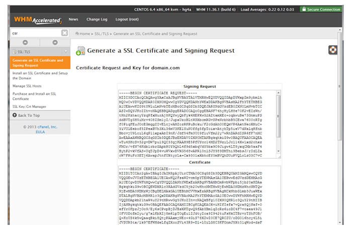 Generate SSL Certificate and Signing Request 2