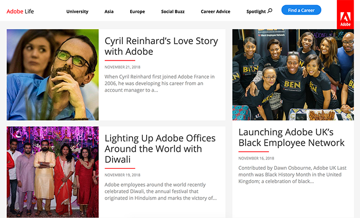 Adobe Life blog posts