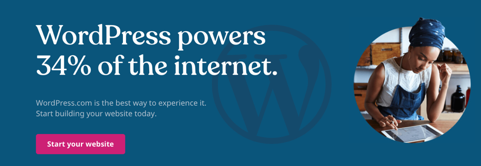 WordPress powers 34% of internet