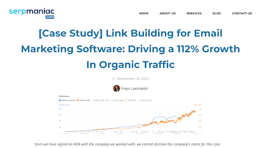 SERP Maniac Case Study