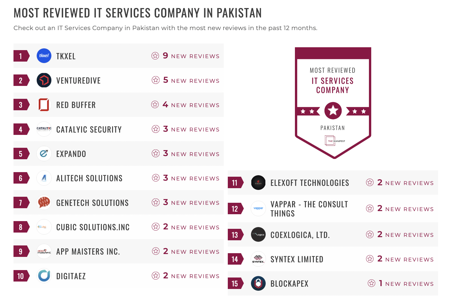Pakistan IT Service Leaders