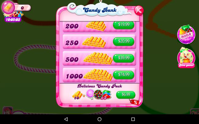 Candy Crush as an example of app monetization