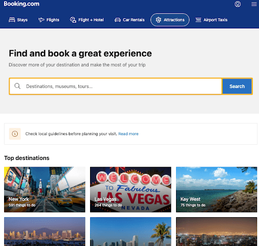 travel booking sites in hospitality marketing