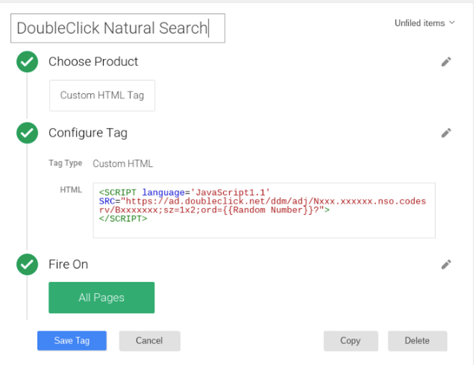 doubleclick natural search