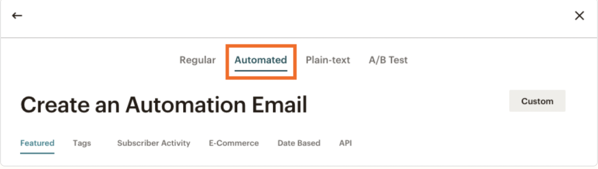 how to automate communications for outbound lead generation via MailChimp