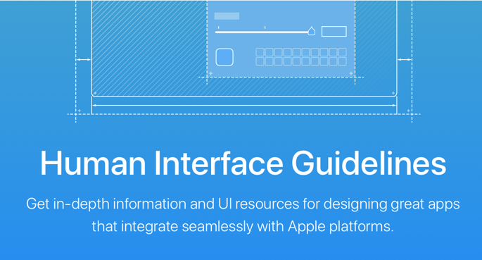 Human Interface Guidelines screenshot