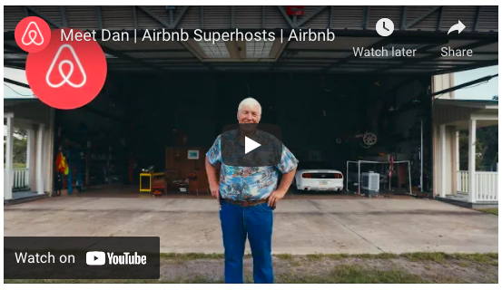 AirBnB uses stories from their community to illustrate their global mission.