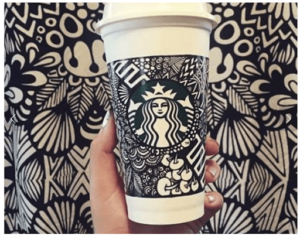 The winner of the Starbucks #WhiteCupContest