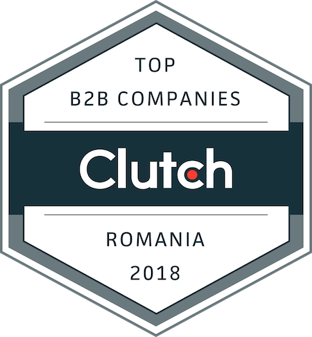 badge for best business service providers in Romania in 2018
