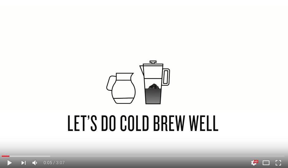 Starbucks: "How to: Three Ways to Cold Brew Coffee